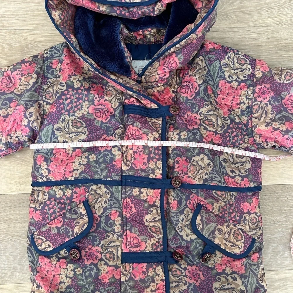 Vintage 90s French Toast floral puffer jacket